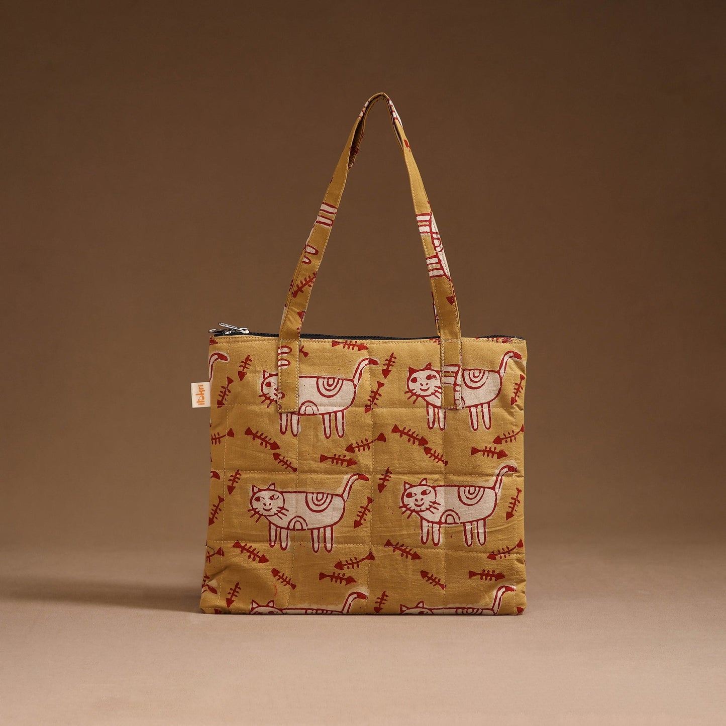 Handcrafted quilted handbag 16