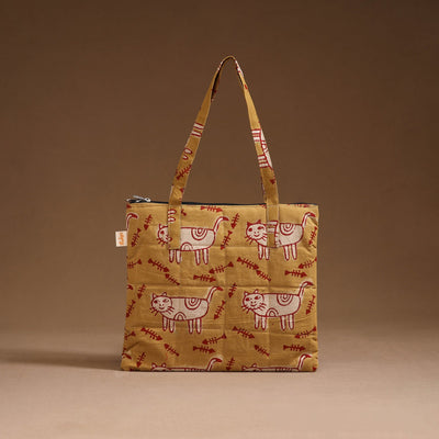 Handcrafted quilted handbag 16