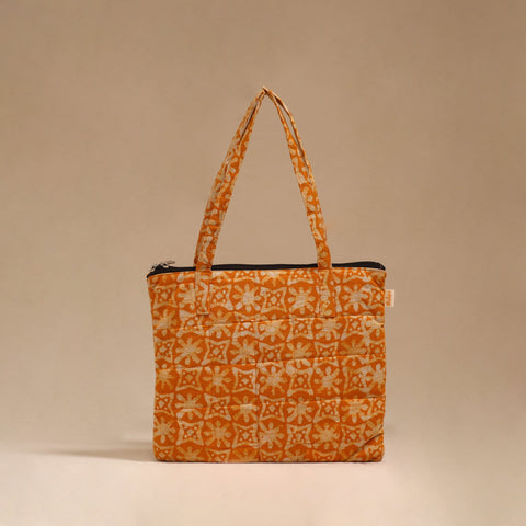 Handcrafted quilted handbag 16