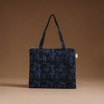 Handcrafted quilted handbag 17