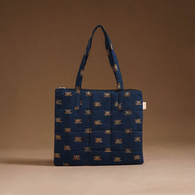 Handcrafted quilted handbag 21