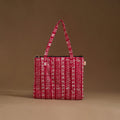 Handcrafted quilted handbag 21