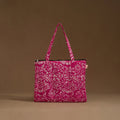 Handcrafted quilted handbag 23