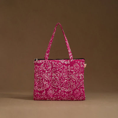 Handcrafted quilted handbag 23