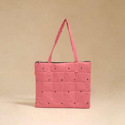 Handcrafted quilted handbag 28