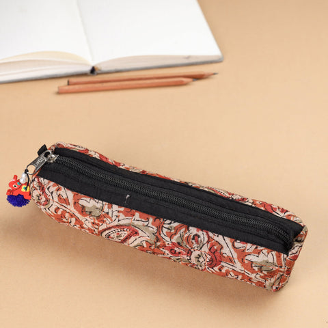  Handcrafted Quilted Kalamkari Multipurpose Pencil Pouch 