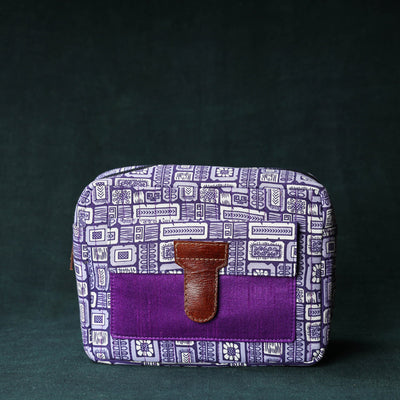  Handcrafted Quilted Multipurpose Waterproof Toiletry Bag 