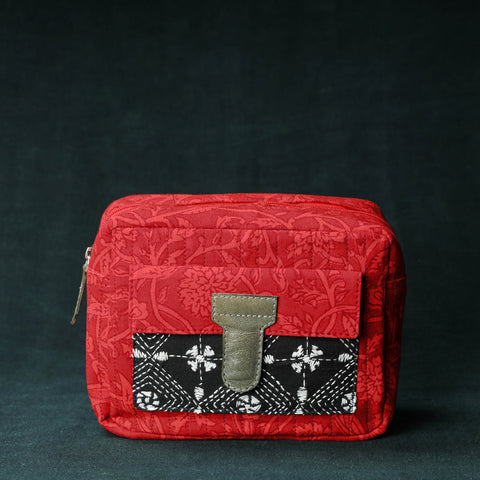  Handcrafted Quilted Multipurpose Waterproof Toiletry Bag 