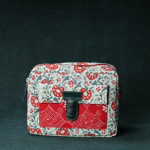  Handcrafted Quilted Multipurpose Waterproof Toiletry Bag 