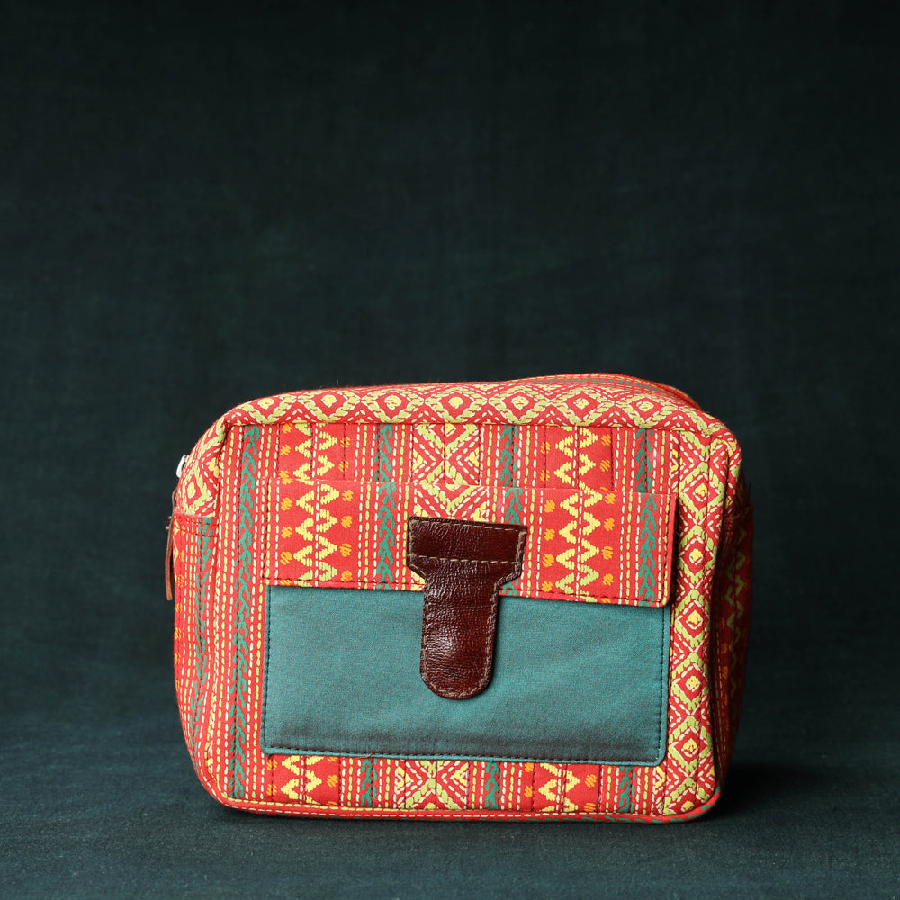  Handcrafted Quilted Multipurpose Waterproof Toiletry Bag 