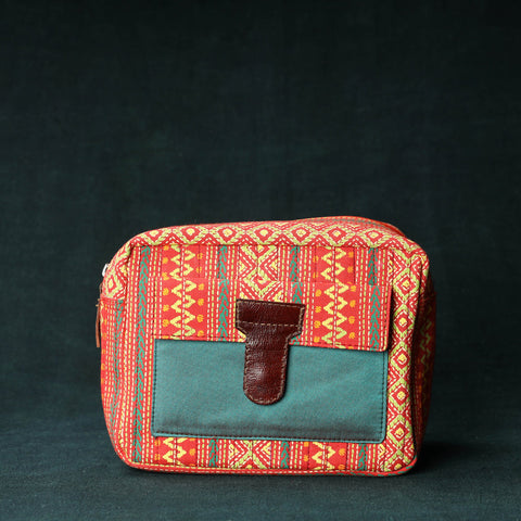  Handcrafted Quilted Multipurpose Waterproof Toiletry Bag 