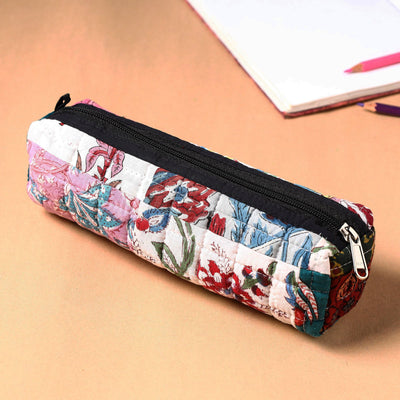  Handcrafted Quilted Patchwork Multipurpose Pencil Pouch 14 