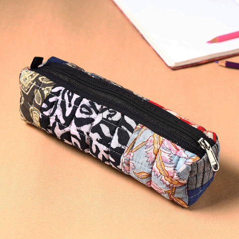  Handcrafted Quilted Patchwork Multipurpose Pencil Pouch 18 