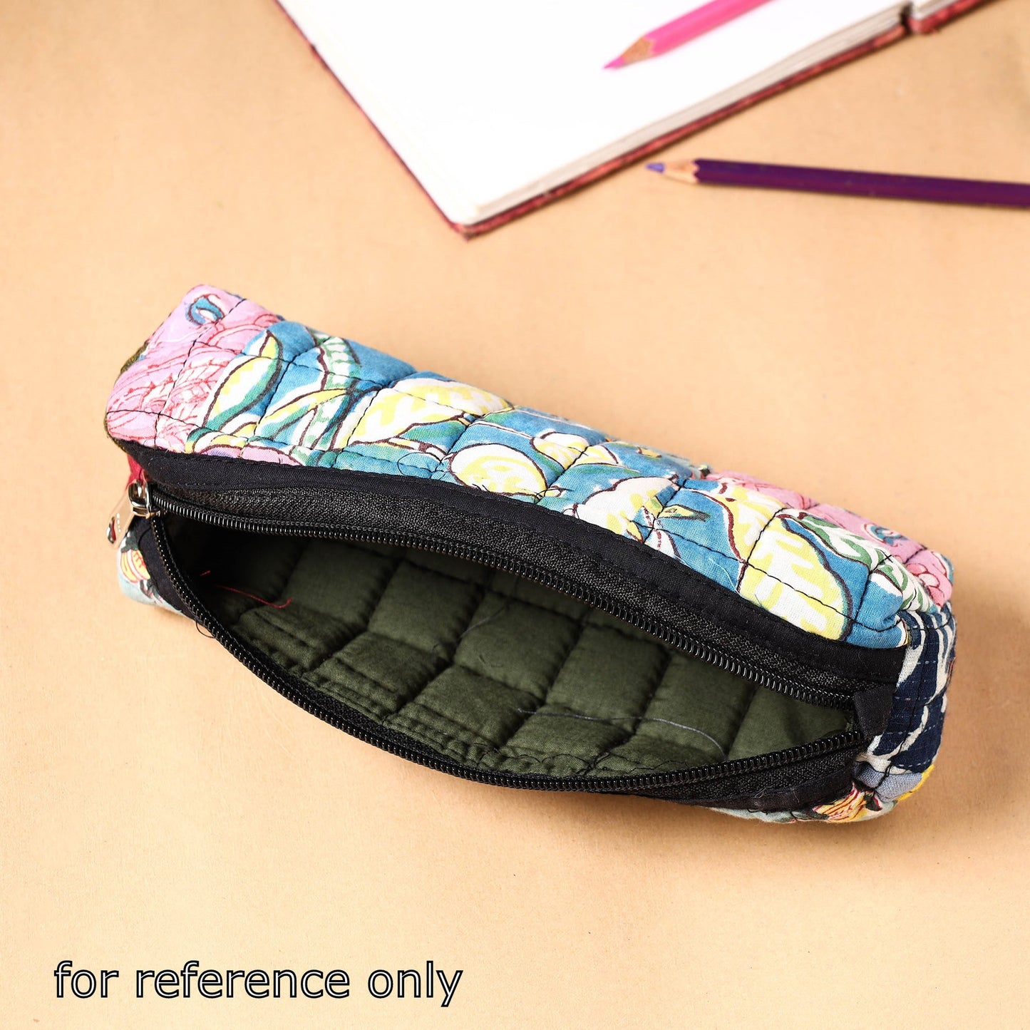  Handcrafted Quilted Patchwork Multipurpose Pencil Pouch 22 