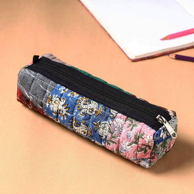  Handcrafted Quilted Patchwork Multipurpose Pencil Pouch 35 