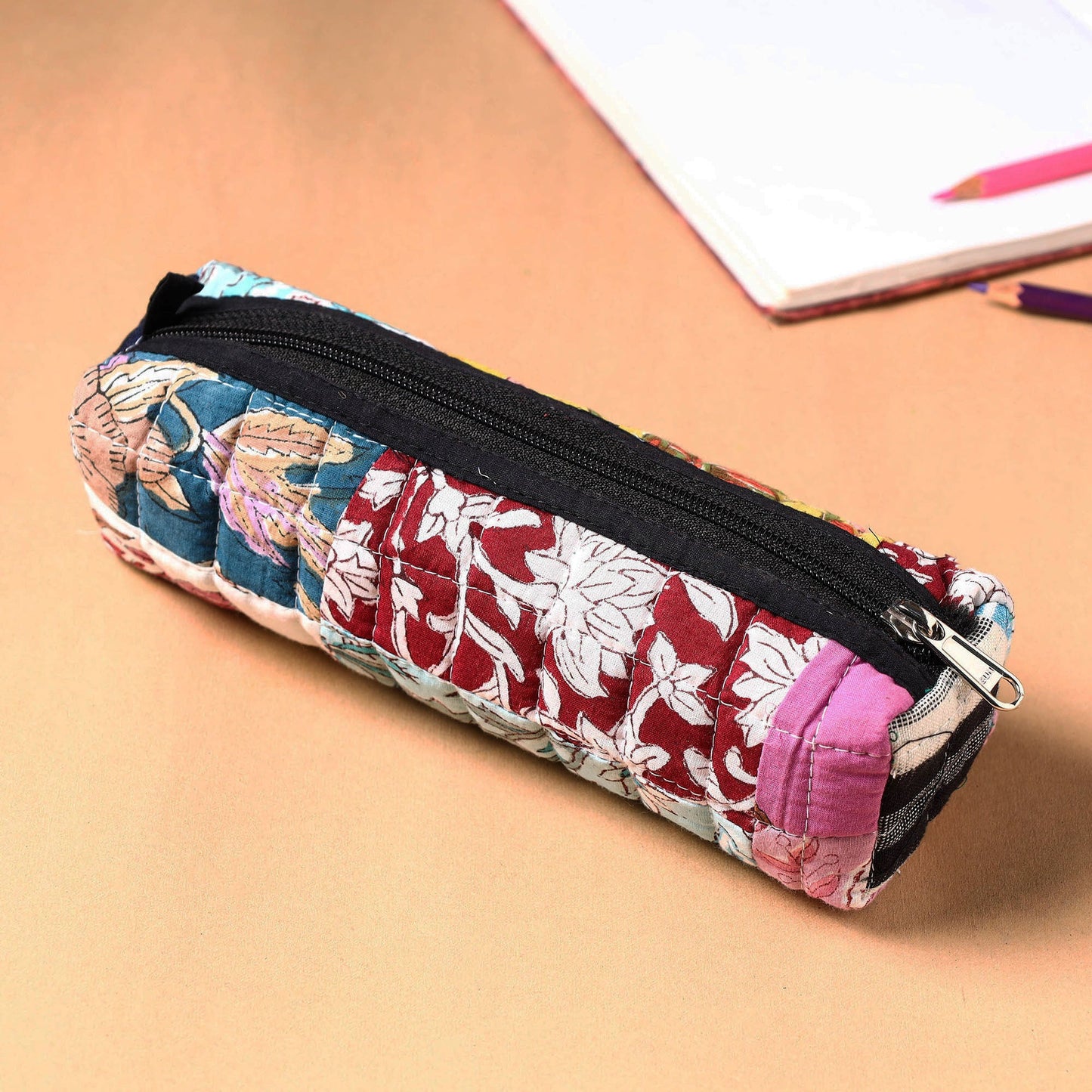  Handcrafted Quilted Patchwork Multipurpose Pencil Pouch 63 