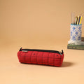 Handcrafted quilted pencil pouch 01