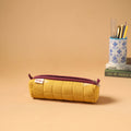 Handcrafted quilted pencil pouch 02