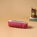 Handcrafted quilted pencil pouch 10