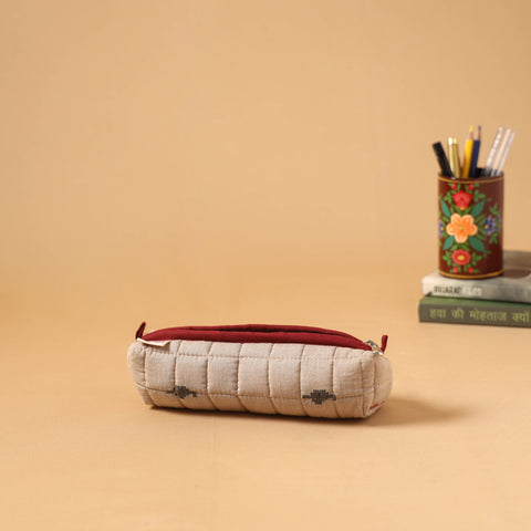 Handcrafted quilted pencil pouch 10