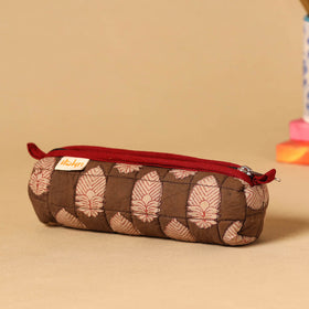 Handcrafted quilted pencil pouch 11