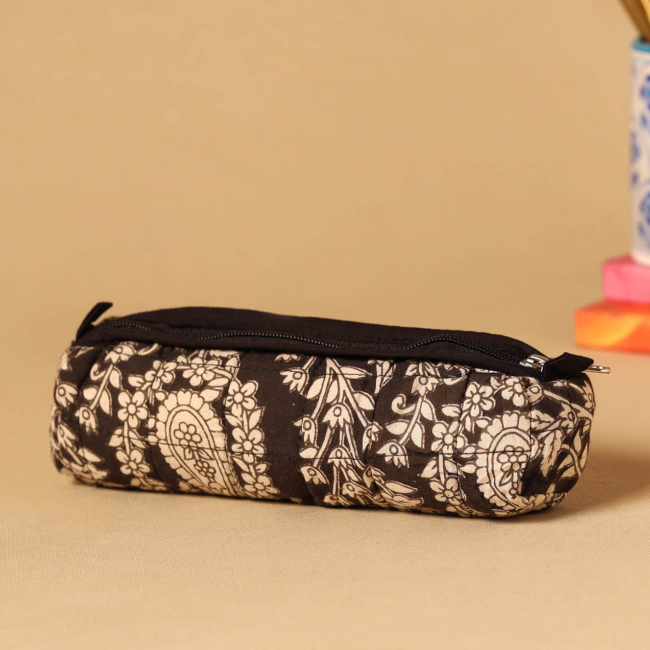 Handcrafted quilted pencil pouch 15