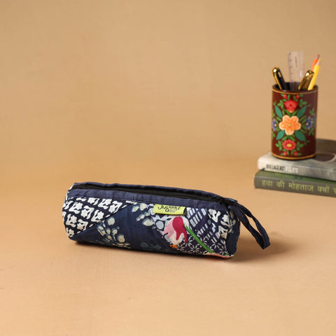 Handcrafted quilted pencil pouch 21