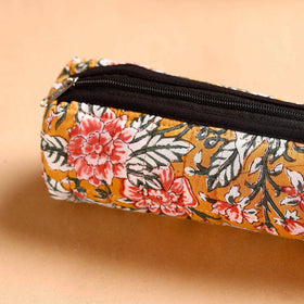  Handcrafted Quilted Sanganeri Multipurpose Pencil Pouch 01 