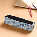  Handcrafted Quilted Sanganeri Multipurpose Pencil Pouch 01 