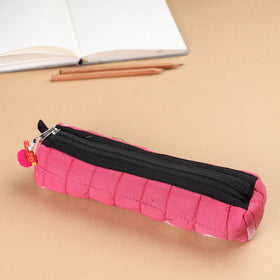 Handcrafted Quilted Shibori Multipurpose Pencil Pouch 