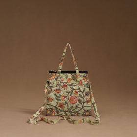 Handcrafted quilted sling bag 02