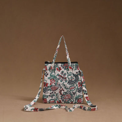 Handcrafted quilted sling bag 03