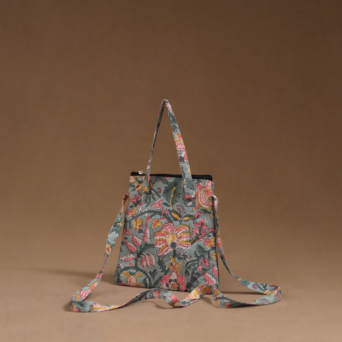 Handcrafted quilted sling bag 04