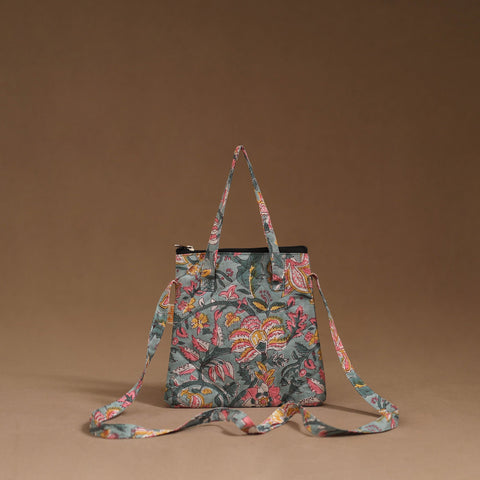 Handcrafted quilted sling bag 04