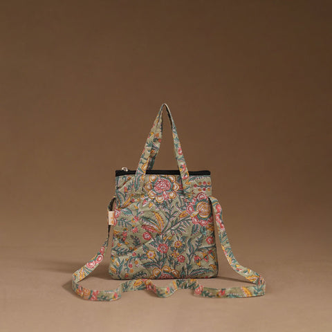 Handcrafted quilted sling bag 05