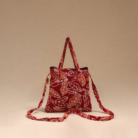 Handcrafted quilted sling bag 06
