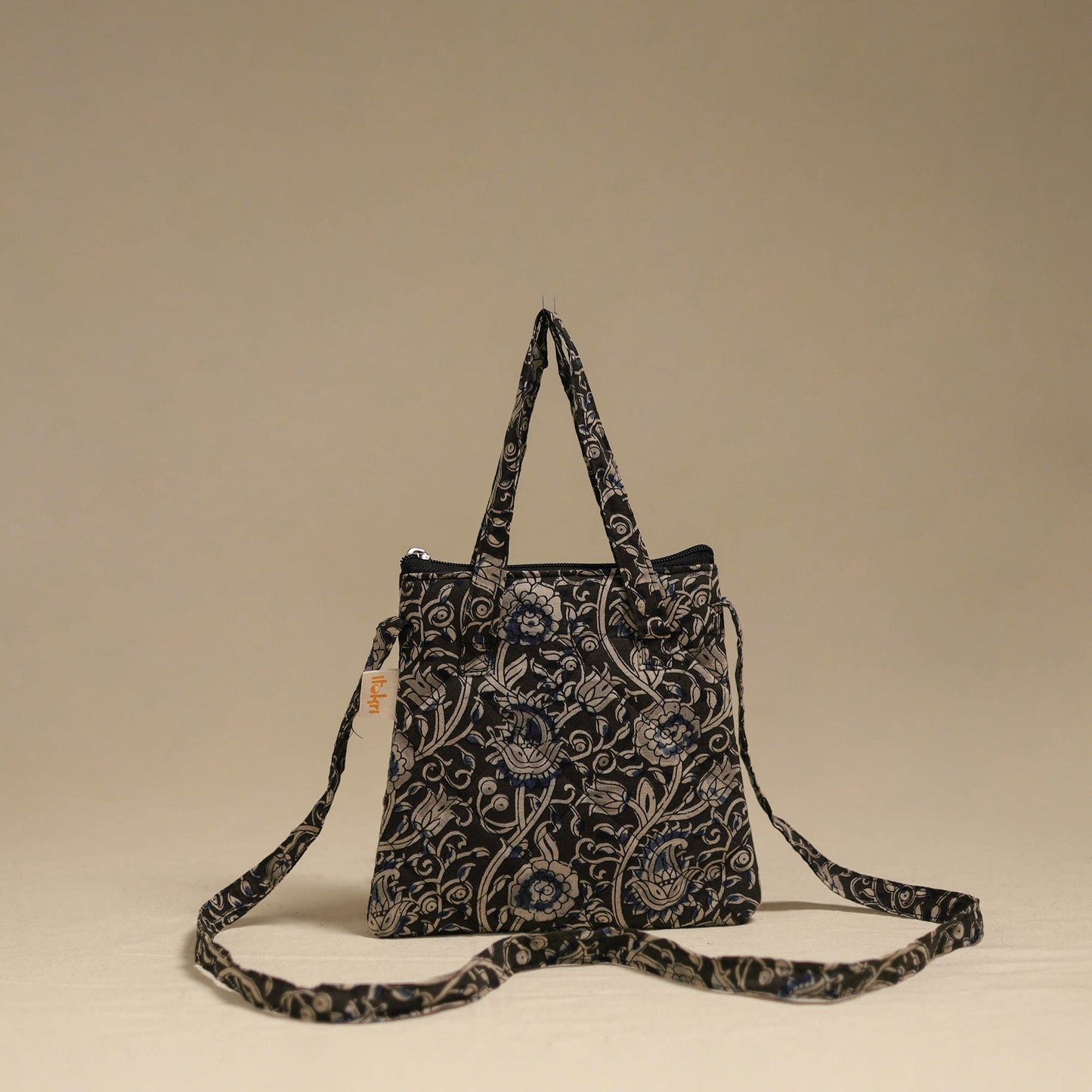 Handcrafted quilted sling bag 06