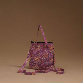 Handcrafted quilted sling bag 07