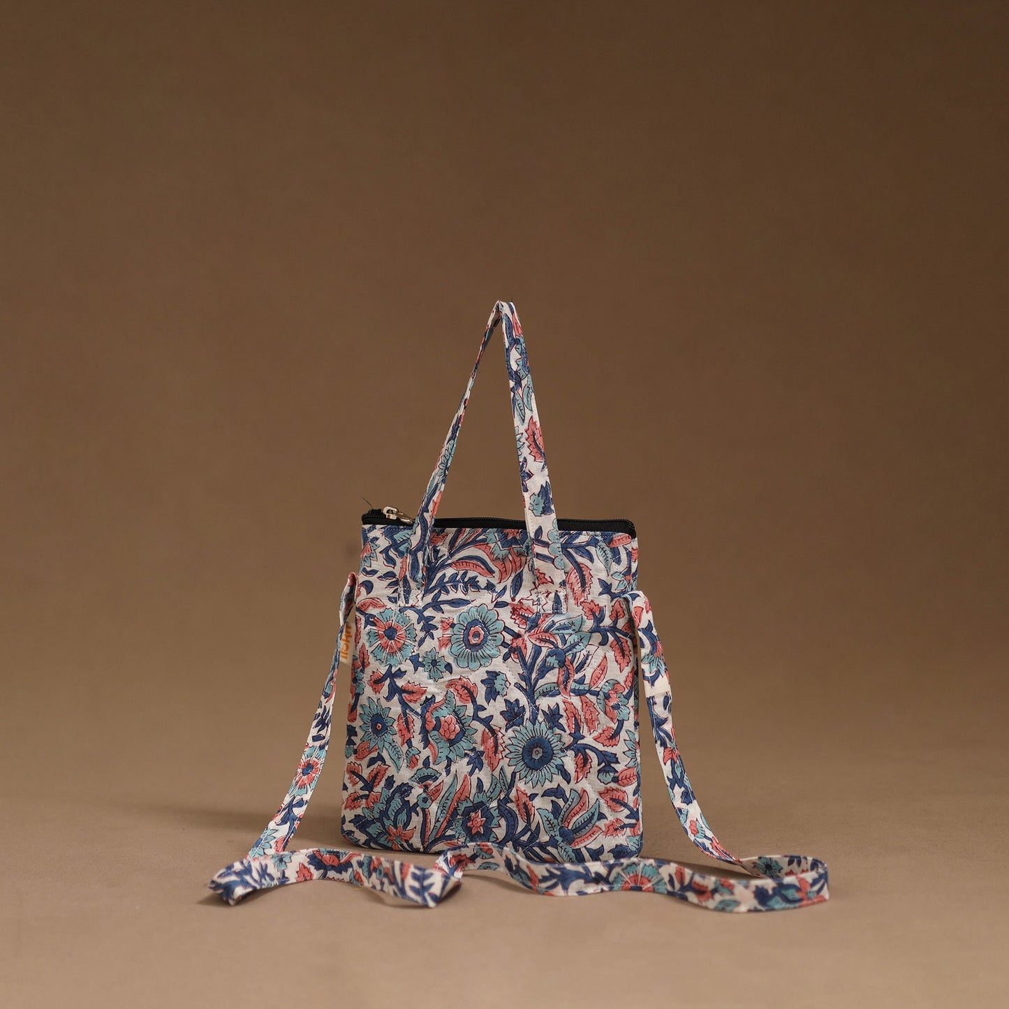 Handcrafted quilted sling bag 08