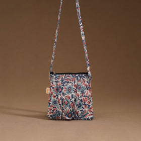 Handcrafted quilted sling bag 08