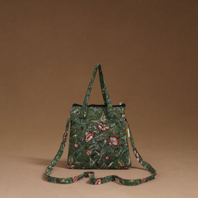 Handcrafted quilted sling bag 10