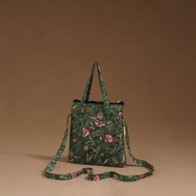 Handcrafted quilted sling bag 10