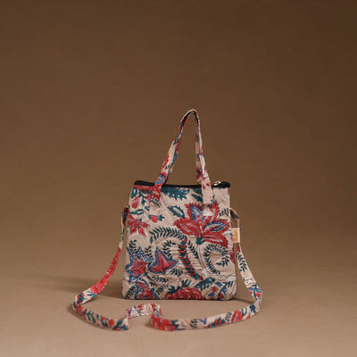 Handcrafted quilted sling bag 15