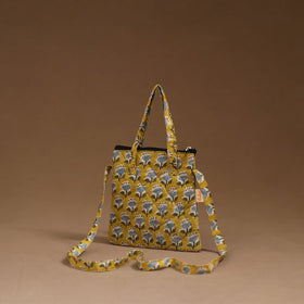 Handcrafted quilted sling bag 16