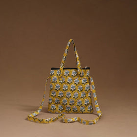 Handcrafted quilted sling bag 16