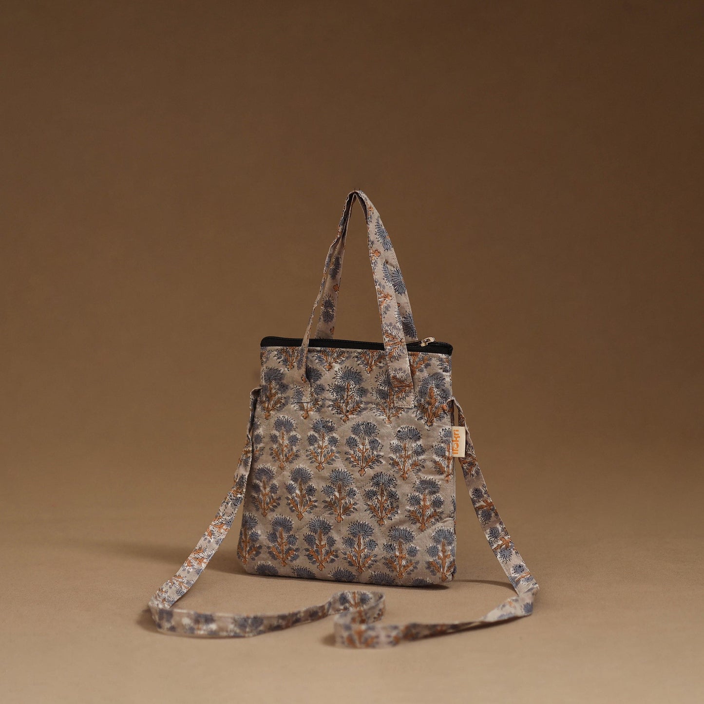 Handcrafted quilted sling bag 17