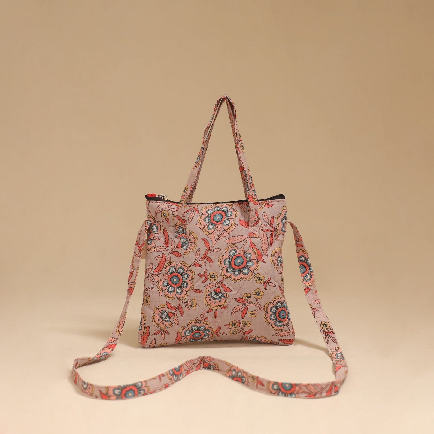 Handcrafted quilted sling bag 17