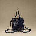 Handcrafted quilted sling bag 17