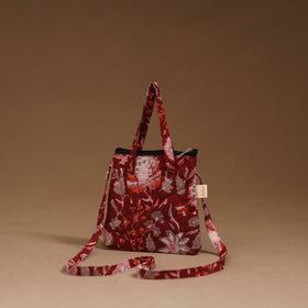 Handcrafted quilted sling bag 18