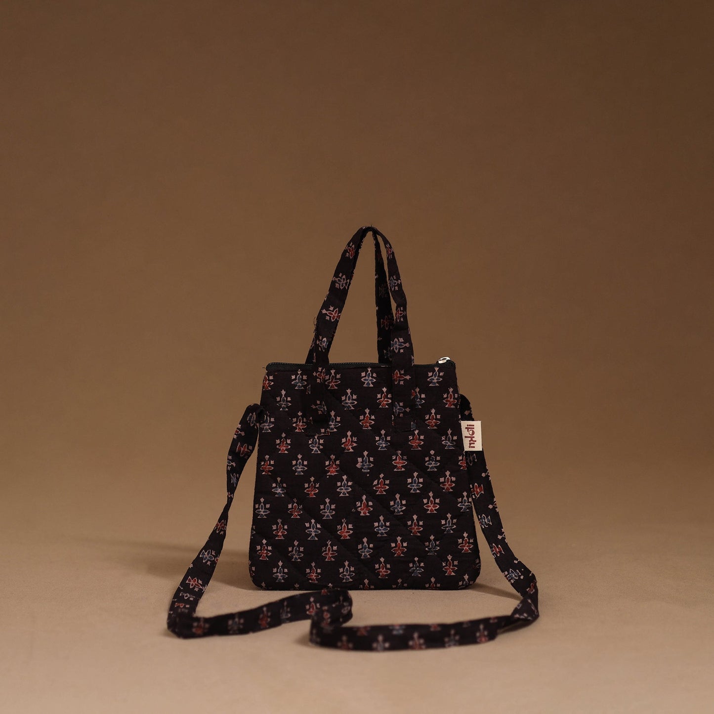 Handcrafted quilted sling bag 19